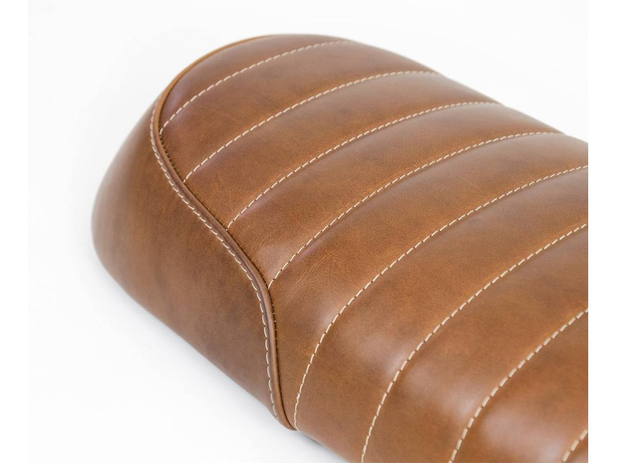 Asiento en cuero Heritage para Royal Enfield 650 Interceptor / Continental GT