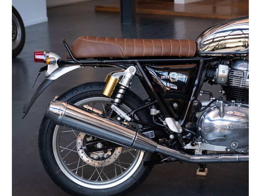 Sella in cuoio Heritage per Royal Enfield 650 Interceptor / Continental GT