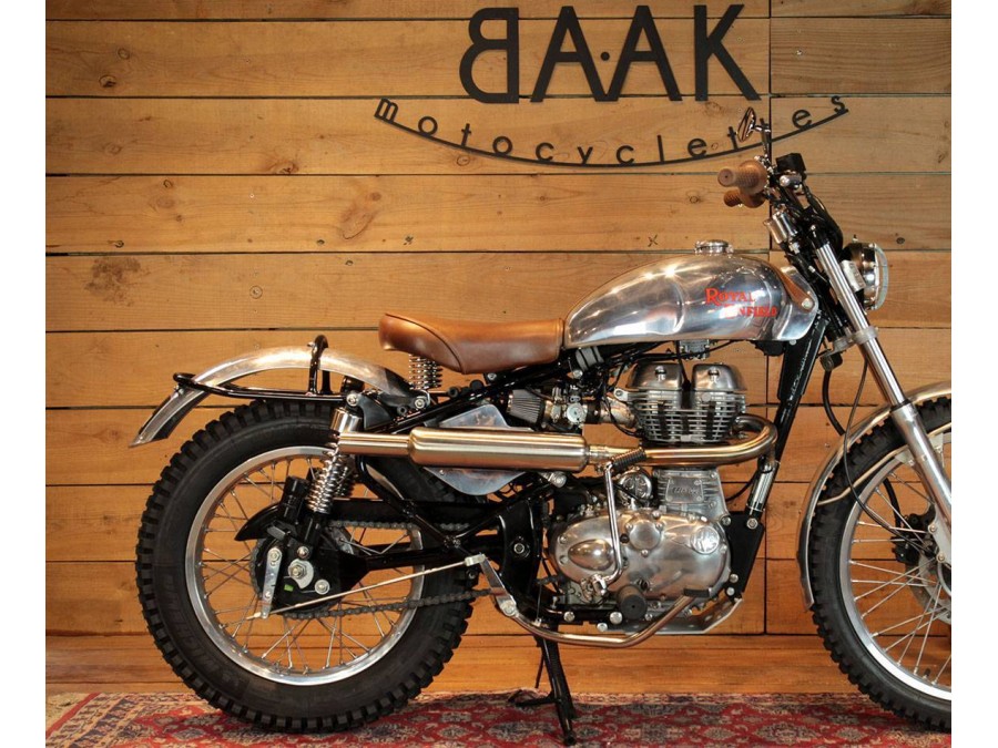 Asiento de cuero para Royal Enfield Classic 500