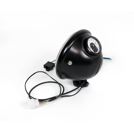 Bates headlight with integrated speedometer Universal