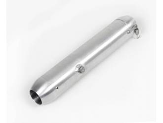 Silencieux moto universel en aluminium type flute