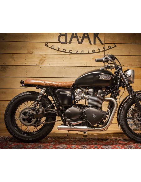 Silencieux moto universel en aluminium type flute