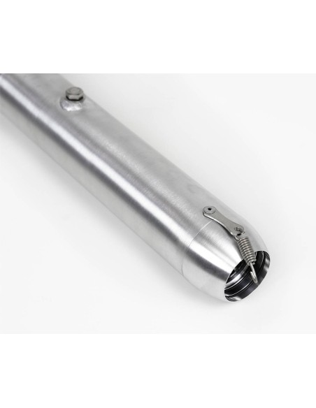 Silencieux moto universel en aluminium type flute