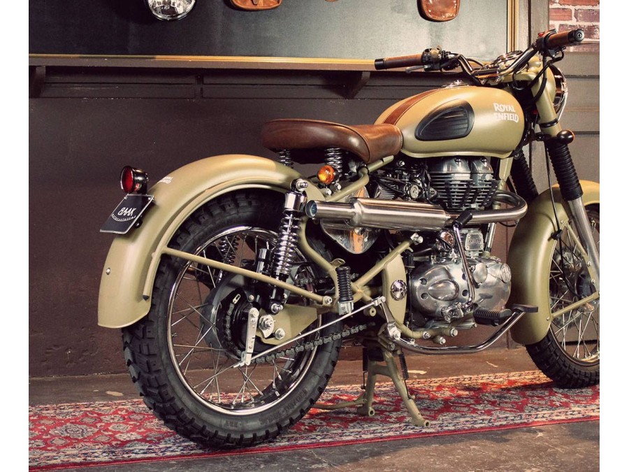 Kennzeichenhalter für originales Schutzblech Royal Enfield Classic / Bullet