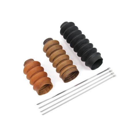 Leather fork gaiters