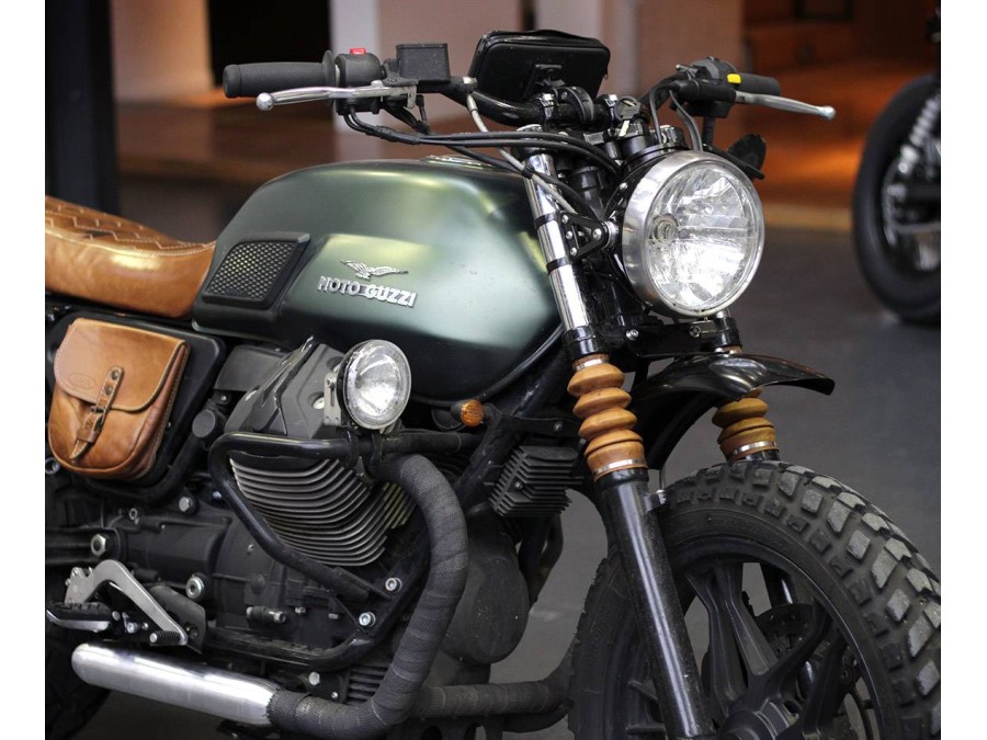 Parafango anteriore alto Scrambler per Moto Guzzi V7I e V7II
