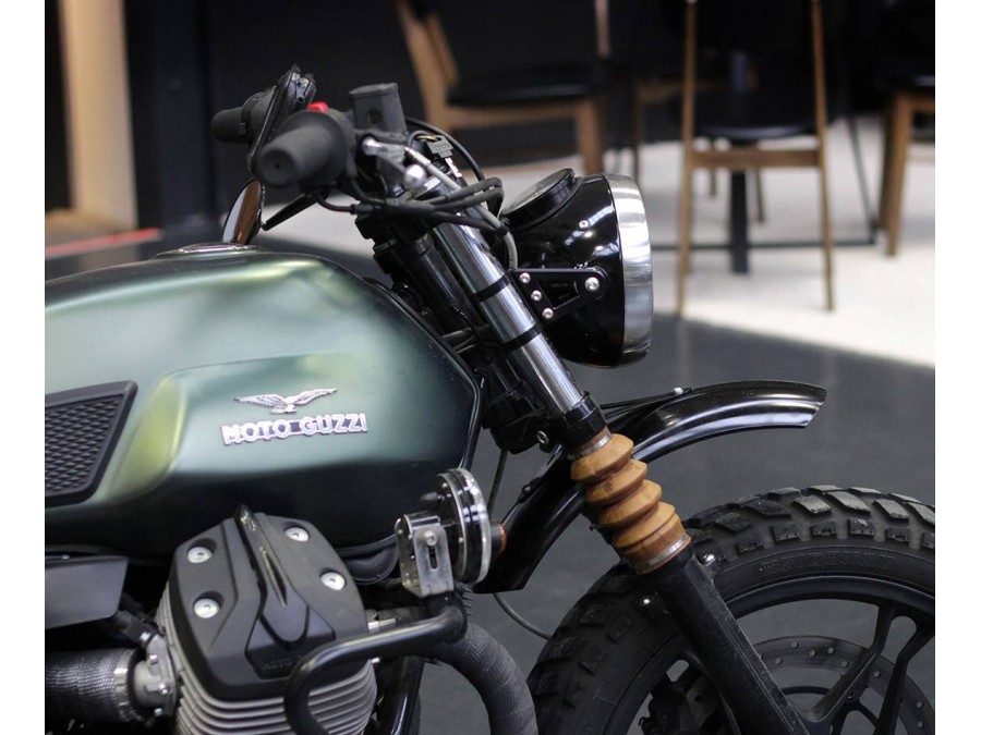 Parafango anteriore alto Scrambler per Moto Guzzi V7I e V7II