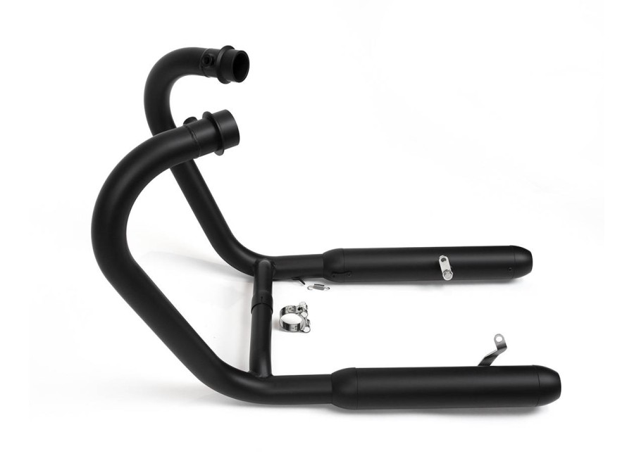 Short Full Black exhaust Triumph (2016-...)