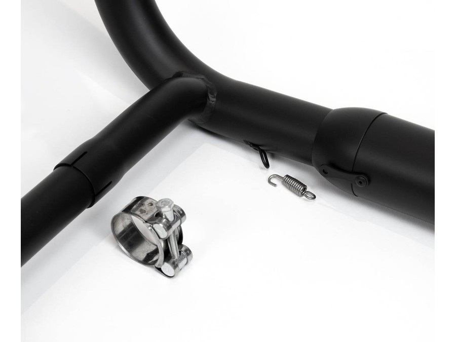 Short Full Black exhaust Triumph (2016-...)