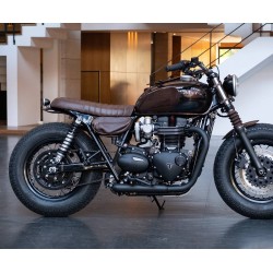 Vollschwarze kurze Auspufflinie für Triumph (2016 -...) 2