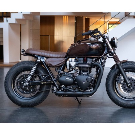 Ligne d'échappement courte Full Black pour Triumph (2016-...)