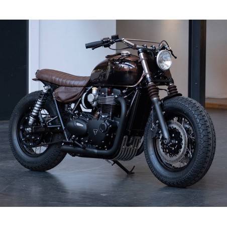 Ligne d'échappement courte Full Black pour Triumph (2016-...)