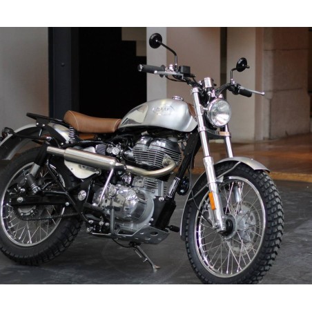 Rétroviseur moto rond ø8 en acier