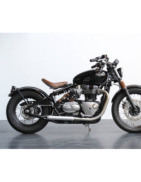 Sella in cuoio pieno fiore per Triumph Bonneville Bobber 1200 (2017-...)