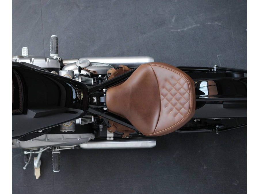 Asiento de cuero para Triumph Bonneville Bobber 1200 (2017-...)