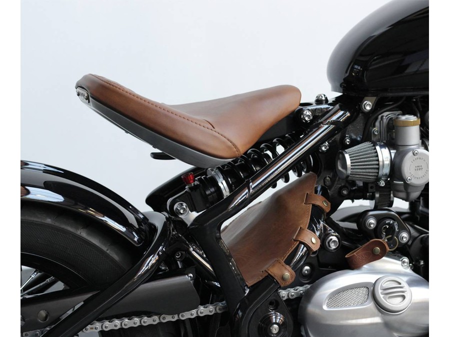 Asiento de cuero para Triumph Bonneville Bobber 1200 (2017-...)