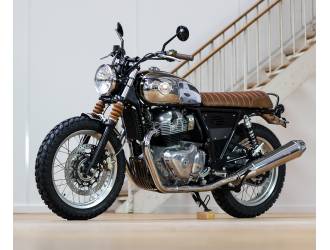 Royal Enfield - interceptor - caches latéraux