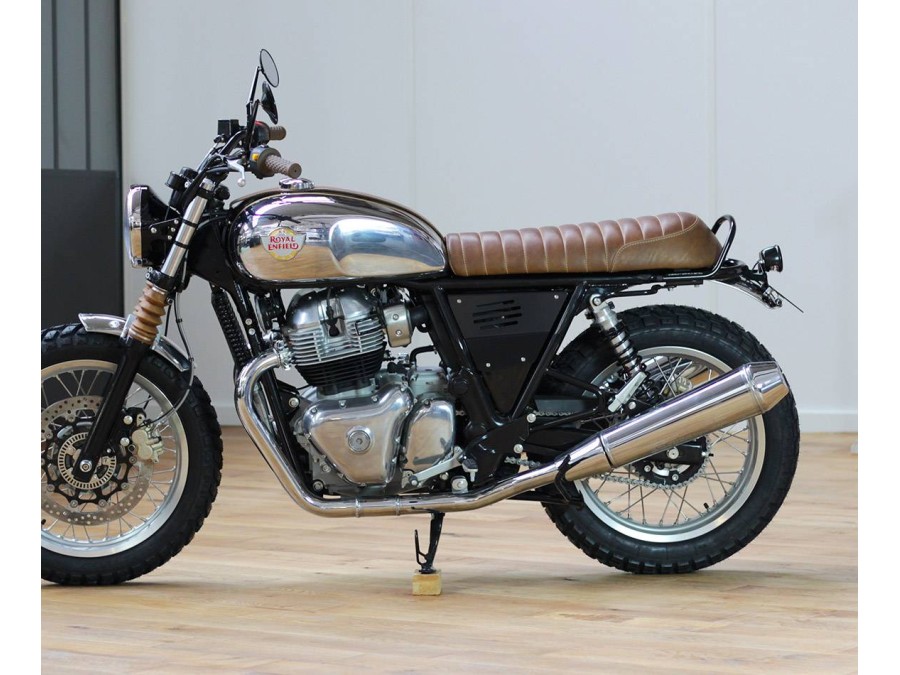 Sella in cuoio Heritage per Royal Enfield 650 Interceptor / Continental GT