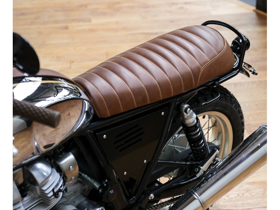 Sella in cuoio Heritage per Royal Enfield 650 Interceptor / Continental GT