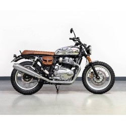 Sella in cuoio Heritage per Royal Enfield 650 Interceptor / Continental GT 2