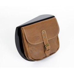 Bolso lateral de cuero para Triumph Thruxton 1200 / Speed ​​Twin por Baak