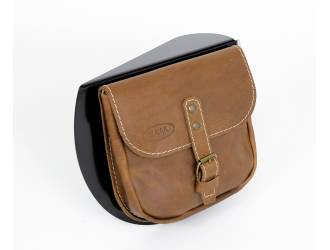 Side leather saddlebag for...