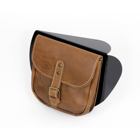 Bolso lateral de cuero para Triumph Thruxton 1200 / Speed ​​Twin por Baak