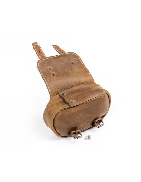 Electrical leather saddlebag for Royal Enfield Classic / Bullet