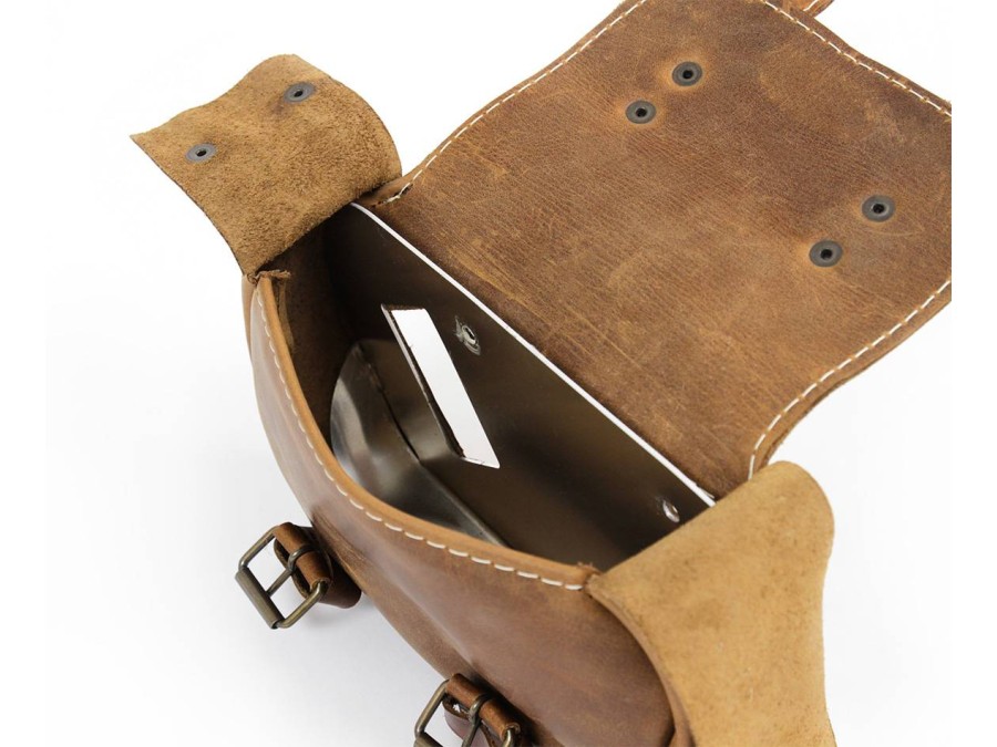 Electrical leather saddlebag for Royal Enfield Classic / Bullet