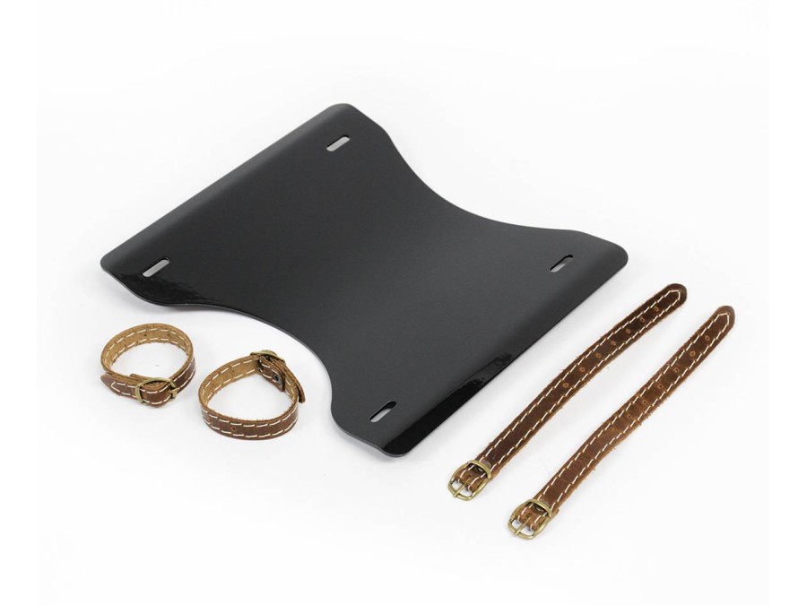 Bates headlight plate with leather clamps for Royal Enfield 650 Interceptor / Continental GT