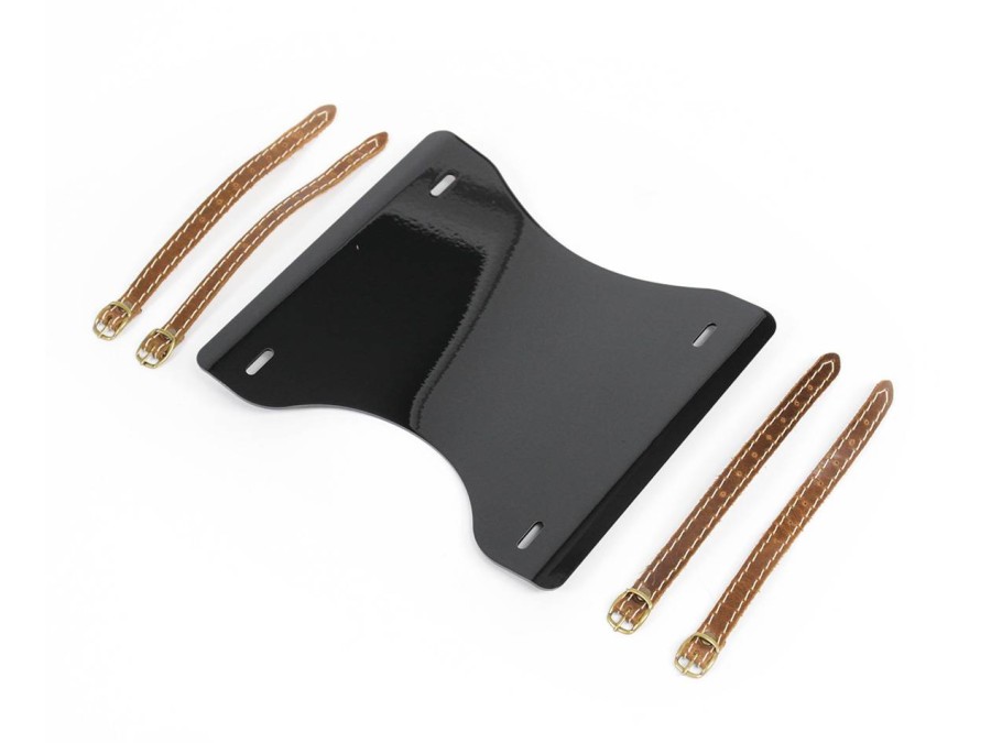 Bates headlight plate with leather clamps for Royal Enfield 650 Interceptor / Continental GT