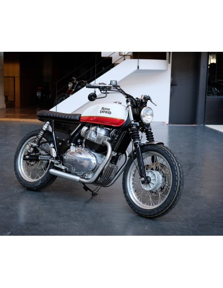 Bates headlight plate with leather collars for Royal Enfield Interceptor / Continental GT 650