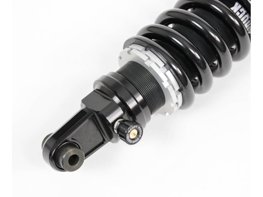 Black adjustable shock absorber for BMW R 1200 NineT by BAAK