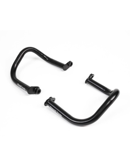 Black engine guards for Royal Enfield 650 Interceptor / Continental GT