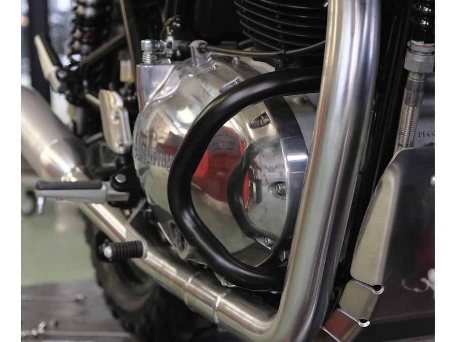 Cubrecárter negros para Royal Enfield 650 Interceptor / Continental GT