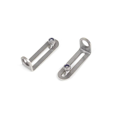 Soportes de intermitentes en aluminio para soporte de matrícula