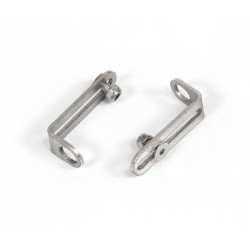 Soportes de intermitentes en aluminio para soporte de matrícula