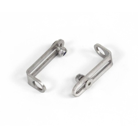 Soportes de intermitentes en aluminio para soporte de matrícula