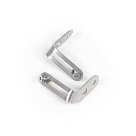 Soportes de intermitentes en aluminio para soporte de matrícula