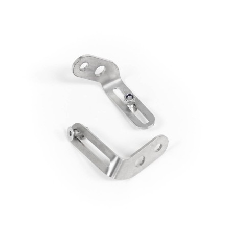 Soportes de intermitentes en aluminio para soporte de matrícula