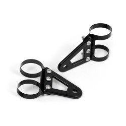 BAAK black aluminium headlight brackets for motorcycles