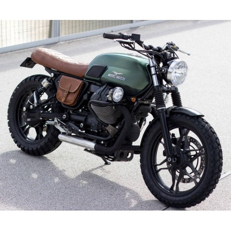 Staffe portafaro in alluminio nere per moto - BAAK
