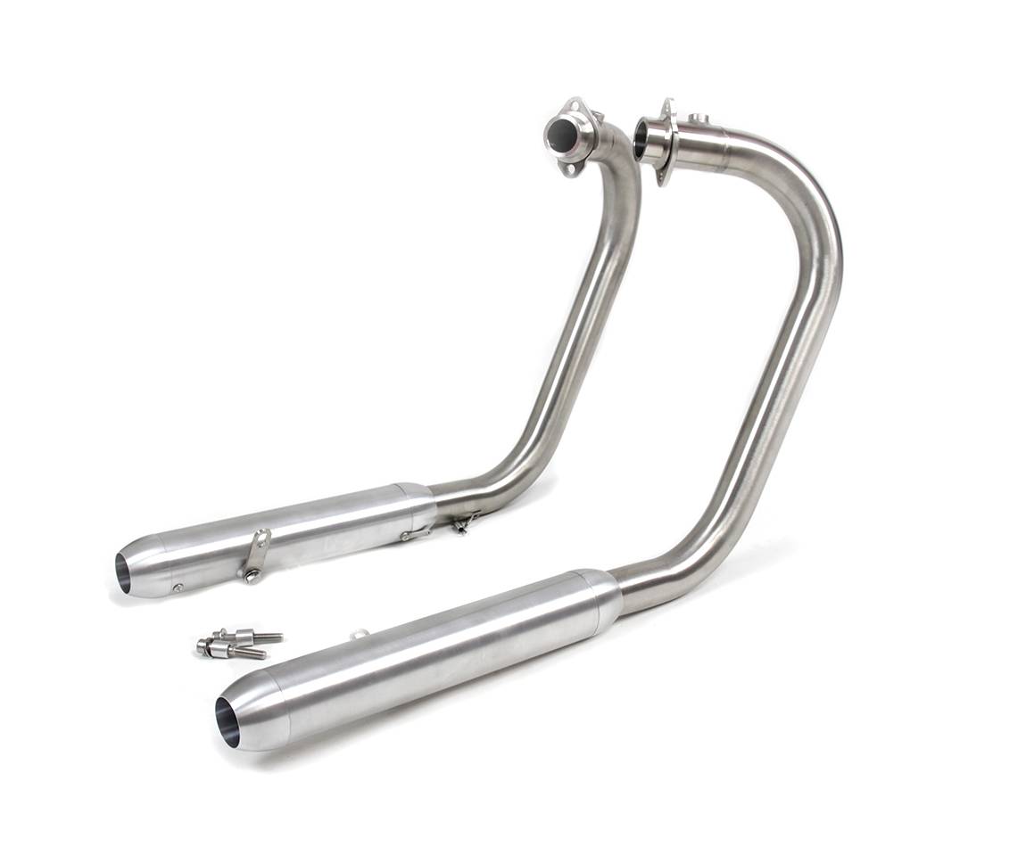 Short exhaust for Royal Enfield 650 Interceptor / Continental GT