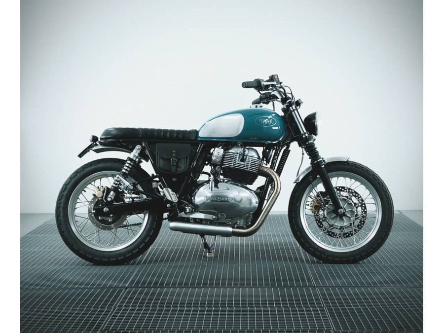 Short leather seat kit for Royal Enfield 650 Interceptor / Continental GT
