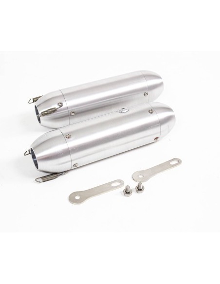 Silencieux d'échappement pour Royal Enfield 650 Interceptor / Continental GT
