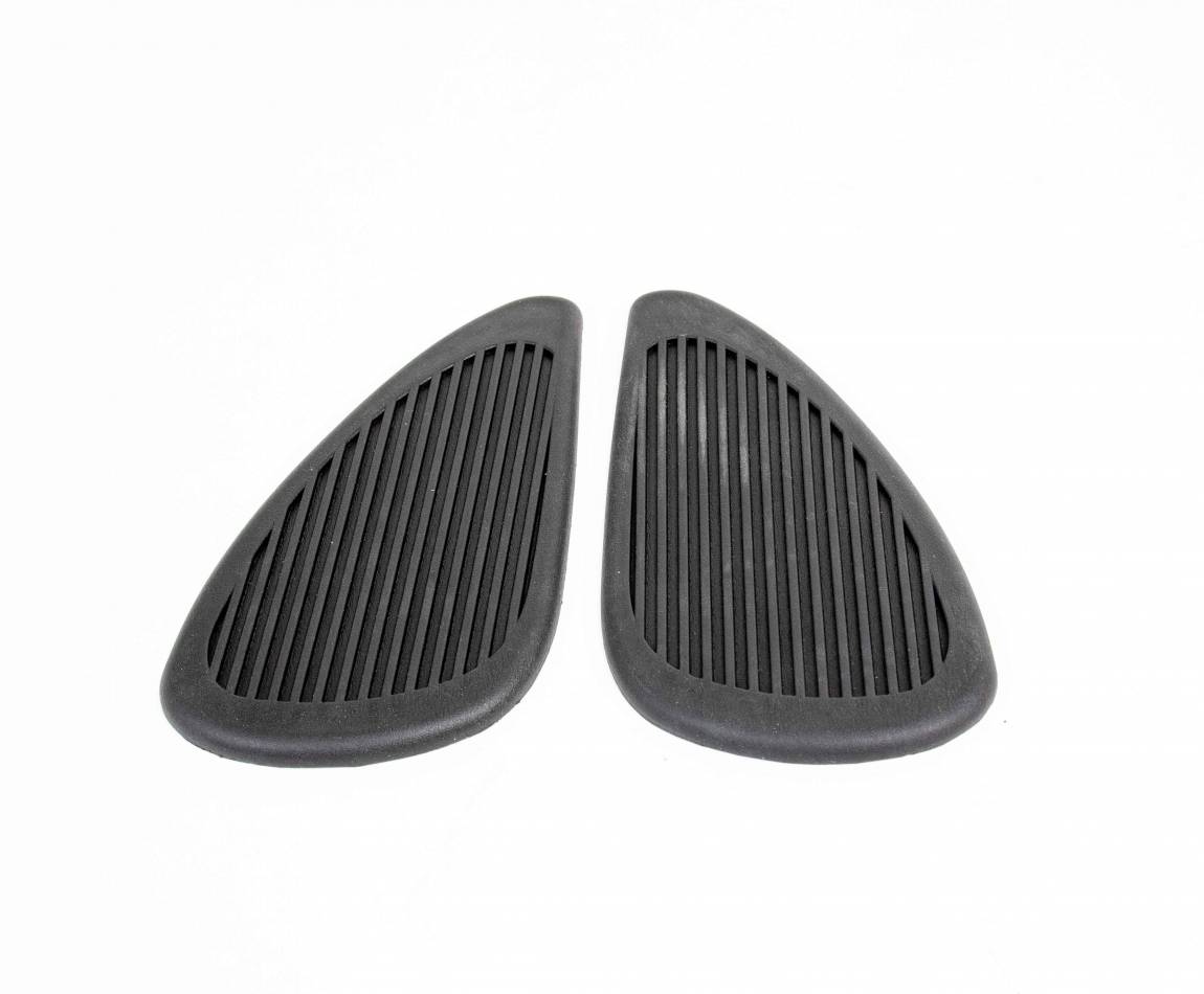 Details about   Royal Enfield Petrol Gas Tank Rubber Knee Pad Pair Black For Interceptor 650 