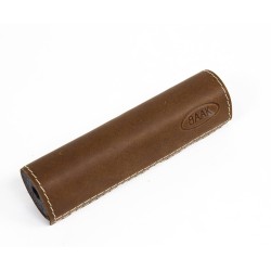 Mousse per manubrio in pelle (nero, marrone, oro, rosso) per motociclette