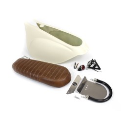 Gallinella guscio posteriore per Royal Enfield 650 Interceptor / Continental GT