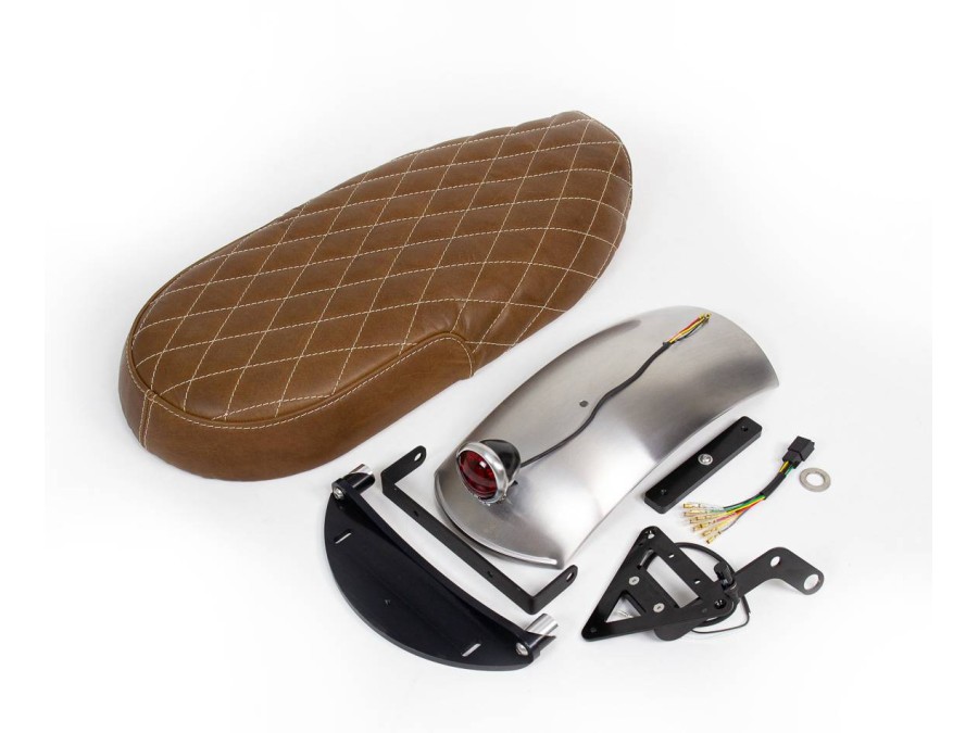 Kurzes Leder -Sattel -Kit für Triumph (Av. 2016)
