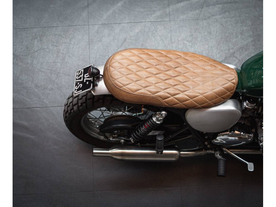 Kurzes Leder -Sattel -Kit für Triumph (Av. 2016)
